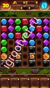 274 уровень игры Планета самоцветов