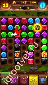 274 уровень Планета самоцветов